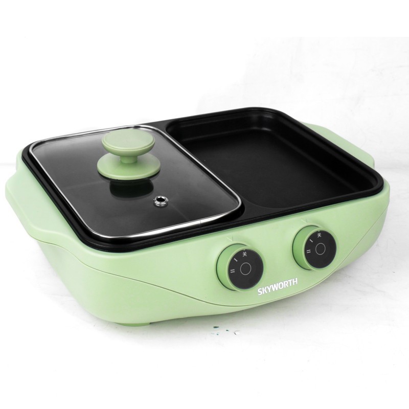 Skyworth Hotpot & BBQ Integrated Cooker F901 (Green), , large image number 0